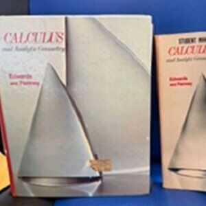 Calculus and Analytical Geometry &Student Manual 2 Books Set by Edwards & Penney